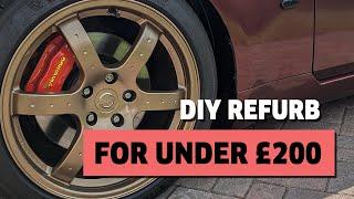 Can I Refurb My Wheels and Calipers for Under £200 | Project 350z