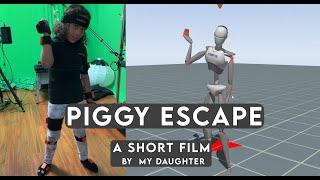 Piggy Escape | My Daughter's Story | Roblox | UE5, Xsens Mocap