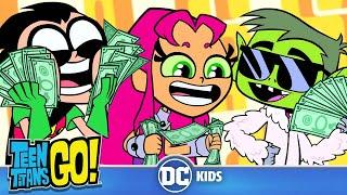Money Money Money! | Teen Titans Go! | @dckids