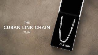 Men's Silver Cuban Chain - 7mm | Men's Jewelry Unboxing | JAXXON