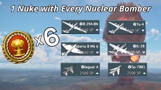 1 Nuke With Every Nuclear Bomber in War Thunder