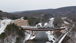 North Reading Fast Freight Mini Chase Tamaqua to Lehigh Gorge