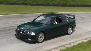 BMW E36 M3 GT Track Drift Test with Brandy Brandner