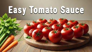 Easy Tomato Sauce – Ideal for Pre-Workout Meal Prep