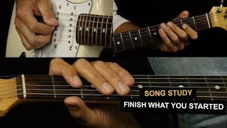 Finish What You Started Guitar Lesson - Van Halen