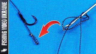 Как связать микро-петлю иглой для бойлов | Супер ЛАЙФХАК | 1080p | FishingVideoUkraine