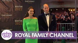 William and Kate greet stars at Earthshot Prize in Boston