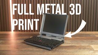 Full METAL Laptop - 3D Printed Steel ThinkPad with JLC3DP