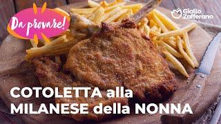 COTOLETTA alla MILANESE della NONNA...godetevi questo spettacolo di sapore