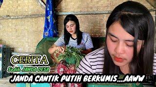 CERITA SEDIH!! JANDA DESA CANTIK BERKUMIS TIPIS