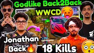 Jonathan Is Back GodLike Back To Back WWCD 18 Kills Domination