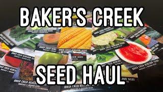 BAKER'S CREEK seed haul | Entire garden using ONLY seeds from RARESEEDS.COM