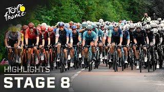 Tour de France 2024, Stage 8 | EXTENDED HIGHLIGHTS | 7/6/2024 | Cycling on NBC Sports