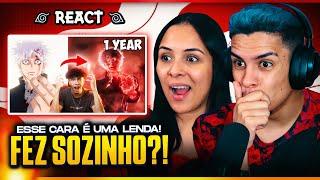 Ele passou 365 DIAS criando GOJO vs TOJI em LIVE ACTON!!!  | [Casal Jounin React] 