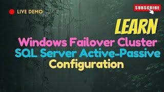 Azure: Windows Failover Cluster, Active-Passive Configuration PART1