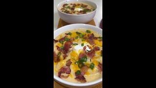 Cheddar Loaded Baked Potato Soup