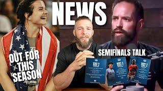 Mal O'Brien OUT of this SEASON!? (my thoughts) + Semifinals are here (NEWS)