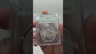 How to fix a silver dollar in a PCGS Rattler holder #rattler #pcgs #morgansilverdollar #silver