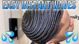 HOW TO GET WAVES IN 5 MINUTES!!! (ALL HAIR TYPES) | WAVE MAN MIKE