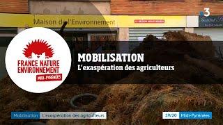 19/20 - France 3 Occitanie (17 février 2023) - L'exaspération des agriculteurs