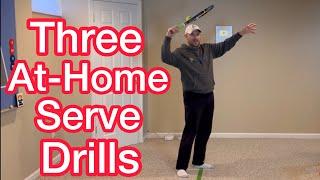 3 At-Home Serve Drills For Fast Improvement (Tennis Technique Explained)