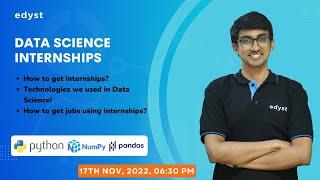 Data Science Internship: All You Need to Know | Edyst | Aneeq