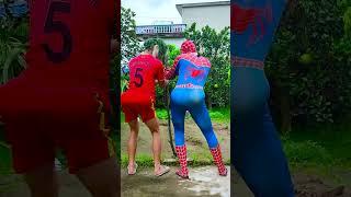 Dum Tek Dance - Spider-Man & Joker  #shorts