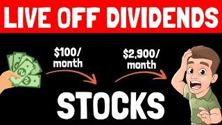 How To Live Off Dividends! (Best Strategies)