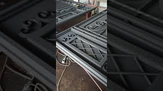 ворота из профильной трубы с калиткой