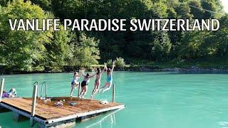 VANLIFE FAMILY OF 8: THE BEST PARADISE SPOT IN SWITZERLAND!