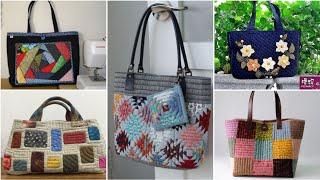 New Latest and Outstanding quilted patchwork handmade handbags by pop up fashion 