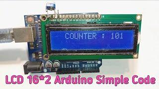 LCD Code Arduino | Counter | Tutorial | Zero Electronics #electronics #arduino