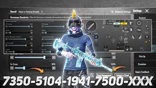 New Update 3.3Best Sensitivity Code + Control Settings Pubg Mobile/Bgmi Sensitivity 2024