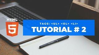 TUTORIAL # 2 | List ( ol,ul,li )TAGS ORDERED LIST,UNORDERED LIST IN  HTML 5 #unordered list