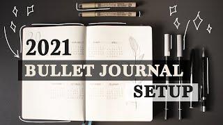 2021 Bullet Journal Setup | Simple + Minimalistic