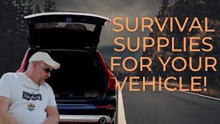 Emergency kits and survival supplies for your vehicle