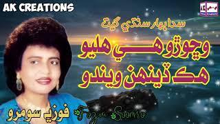 Wichoro Hee Halyo Hik Dehan - Fozia Soomro Sindhi Song | AK Creations | fozia soomro sindhi song