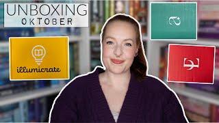 UNBOXING OKTOBER 2024 - illumicrate, afterlight & evernight | reading with Maren