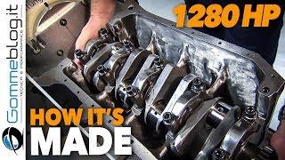 BMW F1 Car BT52 1280 HP - Engine Assembly (HOW IT'S MADE - CAR FACTORY)