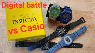 Invicta digital vs Casio digital watches ⌚️