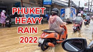 Flood in Phuket October 2022. Heaviest rainfall in Phuket in 50 years