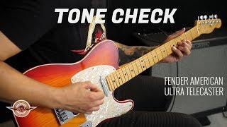 TONE CHECK: Fender American Ultra Telecaster Guitar Demo | No Talking