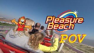 Roller Coaster POV : Great Yarmouth Pleasure Beach 4k