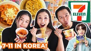 Lunch at Korean 7-ELEVEN Convenience Store in Seoul