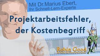 Projektarbeitsfehler, der Kostenbegriff