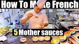 How to make 5 Mother sauce in French cuisine veloute sauce