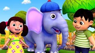 Hathi Raja Kahan Chale | Hindi Rhymes | हाथी राजा कहाँ चले | Hindi Nursery Rhymes | Baby Songs Hindi