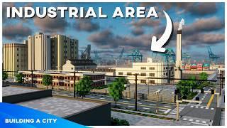 Expanding the Industrial Area - Building A City #129 [Minecraft Timelapse]