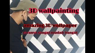 Caranya gampang bangat membuat 3D wallpaper| 3D painting| 3D creative optict illusion