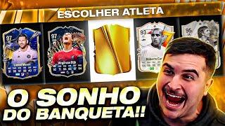 A CARTA MAIS CARA QUE JOGUEI NO FC 24!! SUPER DRAFT DO BANQUETA FC!